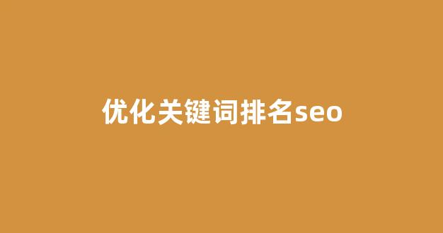 seo优化排名工具